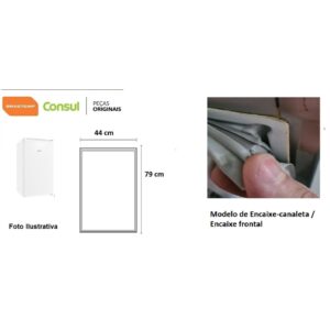 Borracha Frigobar Consul 120 Litros Crc12 / Consul Top 12 / crc12