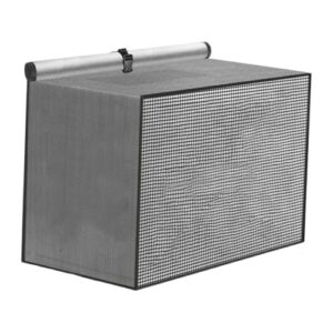 Bothyi Capa para ar condicionado externo para unidades externas, tecido superior, proteção universal contra poeira e água para sala de estar e quarto, Preto