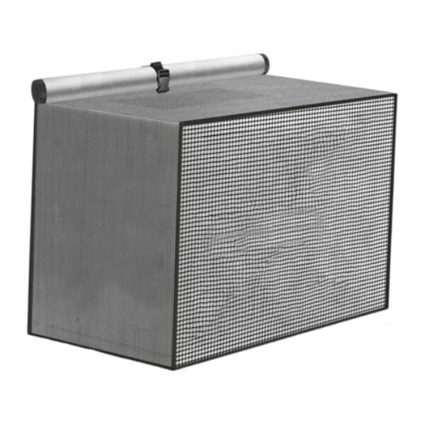 Bothyi Capa para ar condicionado externo para unidades externas, tecido superior, proteção universal contra poeira e água para sala de estar e quarto, Preto