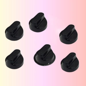 Botão Manípulo Para Fogão Consul / Cooktop Mondial e outros fogões (Kit Com 6) 5 bocas + forno Rosa Maria