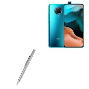 BoxWave Caneta Stylus compatível com Poco F2 Pro - Caneta Stylus capacitiva FineTouch, caneta Stylus super precisa - prata metálica