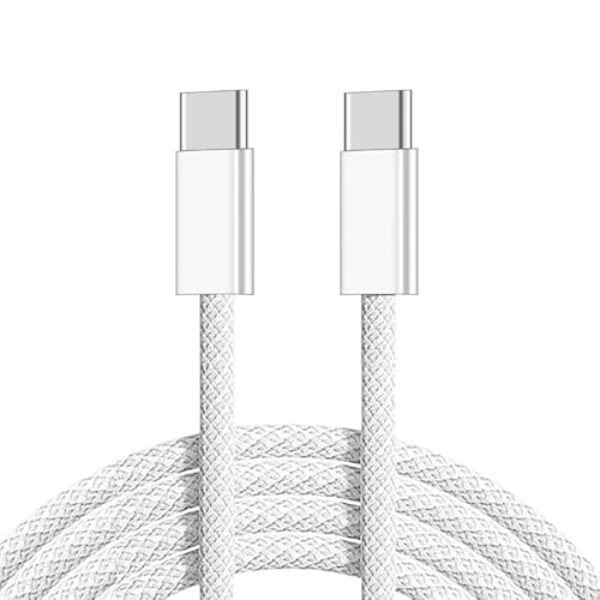 Cabo de carregamento rápido tipo C para tipo C compatível com iPhone 17/15/16 Pro Max/Plus/Air, Samsung Galaxy S20 S10 S9 S8, Note 9 10+, A11 A20 A50 A51 A60 A71, Moto Z2 Z3