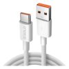 Cabo USB Tipo-C Turbo – Carregamento Ultra-Rápido e Cabo de Dados Reforçado | Compatível com Android e iOS