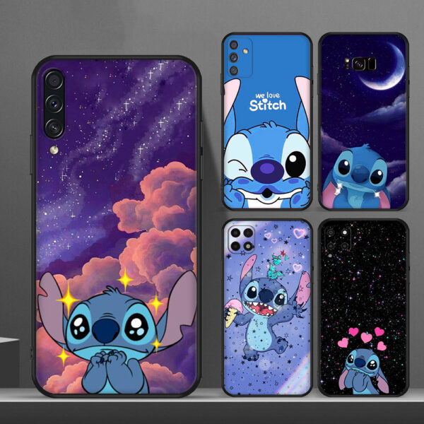 Caixa De Silicone Para Samsung Galaxy M20 M30 M30S M21 M31 Prime M51 M54 F54 M34 M04 M40 Telefone Lilo Stitch Novelty