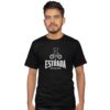 Camiseta Masculina Vintage Tamanho:G;Cor:Preto