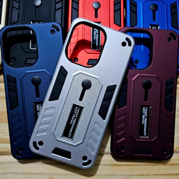 Capa capinha anti impacto silicone com Suporte para Motorola Moto G04 / Moto G24 / Moto G04S / Moto G24 Power - Suporte