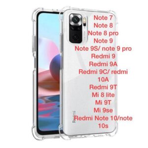 Capa Capinha Anti Impacto Transparente Modelos Variados (Note 7, Note8, Note 8 Pro, Note 9, Note 9S/Note 9 Pro, Redmi 9, Redmi 9A, Redmi 9C/Redmi 10A, Redmi 9T, Mi 8 Lite, Mi 9T, Mi 9Se, Redmi Note 10/Note 10S) Pronta Entrega #Oferta