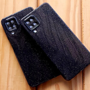 Capa Capinha case anti impacto para Samsung Galaxy A12 / Galaxy M12 / Galaxy F12 Capa de Silicone com gliter aveludada