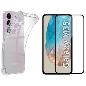 Capa Capinha Case + Película de Vidro 3D para Samsung Galaxy M35