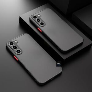 Capa Capinha Premium Para Samsung Galaxy M55 Anti Impacto Fosca Preta Translúcida com Proteção de Câmera