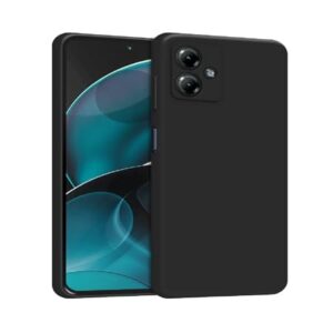 Capa Capinha Slim Fosca Luxo Aveludada Premium Para Motorola Moto G14-6.5 (ROSA)