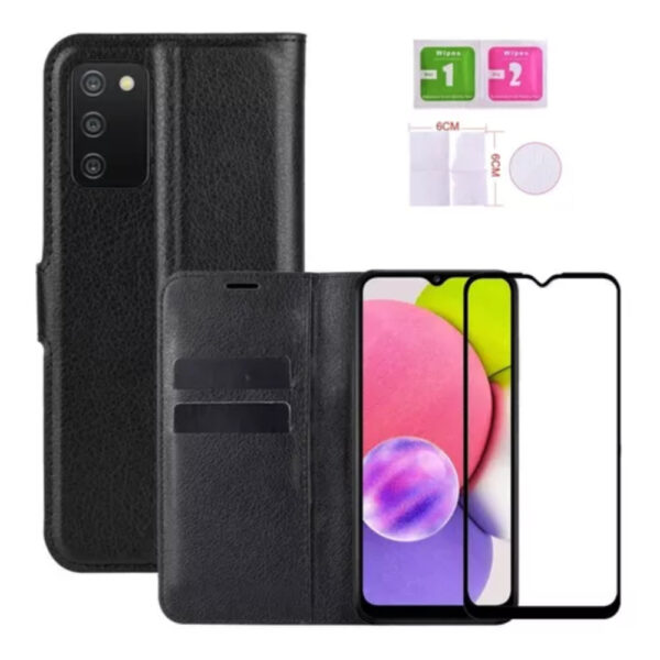 Capa Carteira A04e + Pelicula 3d Para Galaxy A04e