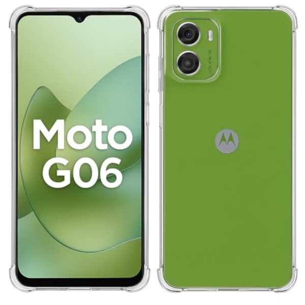 Capa Case Antishock em TPU para novo Motorola Moto G06