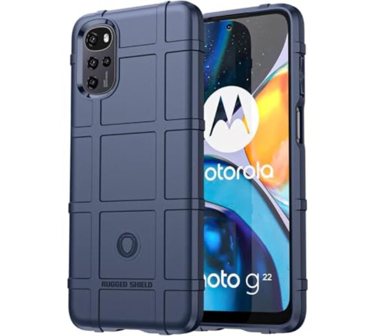 Capa Case Para Motorola Moto G22 (Tela 6.5) Armadura Proteção Militar Anti Choque (Azul)