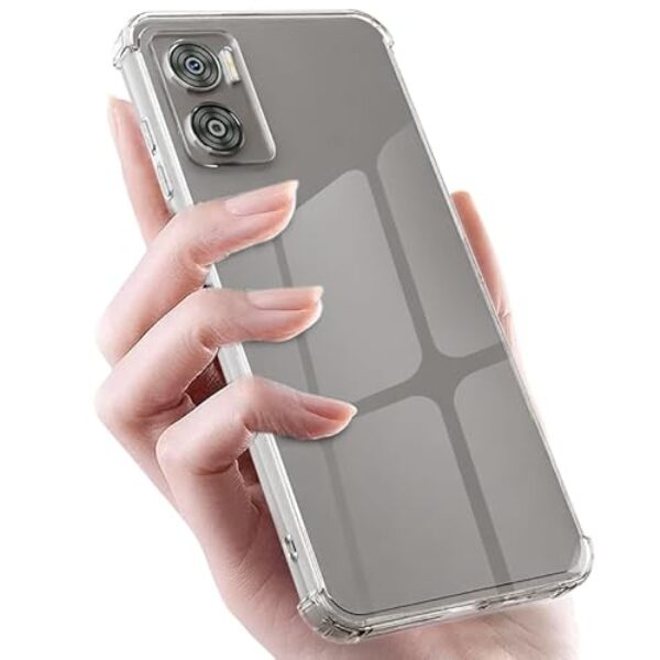 Capa Case Protetora Anti Impacto Celular TPU Compatível Motorola Moto E22 Transparente Premium
