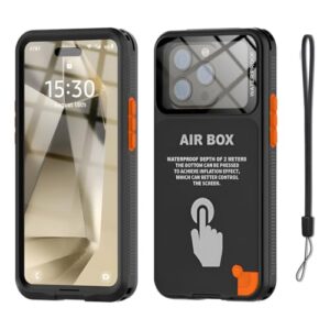 Capa Case Prova Dagua Para iPhone 12 13 14 15 16 17 Plus Pro Pro Max Mergulho (iPhone 16 Pro Max)