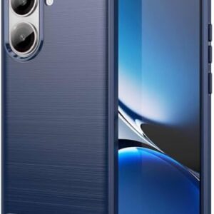 Capa Case Xíaomi Mi Poco X7 Pro 5G (Tela 6.67) Carbon Fiber Anti Impacto (Azul)