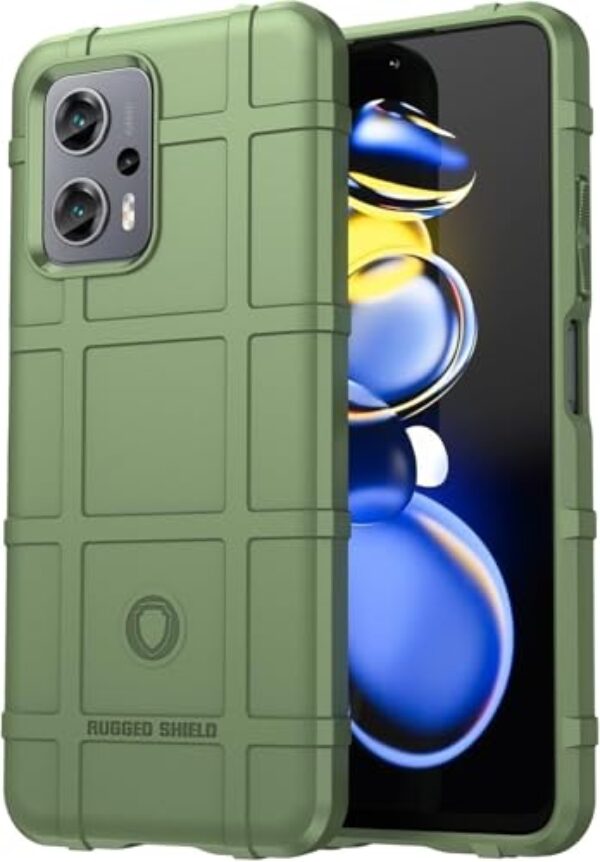 Capa Case Xíaomi Poco X4 GT e Redmi Note 11T Pro 5G (Tela 6.6) Rugged Shield Anti Impacto (Verde)