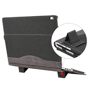 Capa de laptop para Microsoft Surface Book 3 34.3 cm / Surface Book 2 34.3 cm, capa protetora de couro PU, capa removível 2 em 1 com suporte para teclado (para Surface Book 34.3 cm)