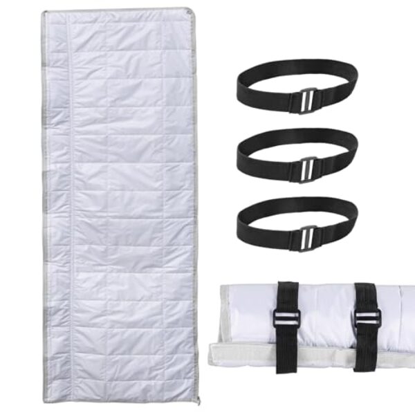 Capa de mangueira portátil de ar condicionado, fácil instalação, aprimoramento de resfriamento, mangueira portátil de 144,8 cm, capa de mangueira isolada, serve para duto de exaustão de 55 cm de