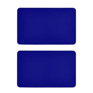 Capa de ímã decorativo liso puro azul marinho azul escuro cor sólida capa reutilizável ímã de geladeira painel capa magnética decoração de férias Cubierta para lavavajillas 10 x 6,3 cm