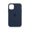 Capa de Silicone Premium para iPhone 15, 15 Plus, 15 Pro e 15 Pro Max – Proteção Antichoque Total e Forro Aveludado (Azul Marinho, iPhone 15 Pro Max)