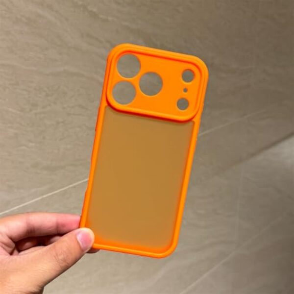 Capa de telefone projetada para iPhone 17 Pro Max - Proteção contra quedas de grau militar à prova de choque, capa protetora rígida fina translúcida fosca para iPhone 17 Pro Max de 6,9 polegadas