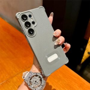 Capa de TPU macio para Samsung Galaxy S25 Ultra S24 Plus S23 FE A15 A36 A16 A06 A55 5G com proteção para lente de câmera, cinza, para Galaxy A54