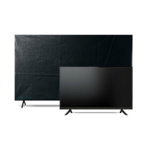 Capa de TV em Couro Sintético Impermeável | Ideal para Smart TVs de 22 a 75 Polegadas