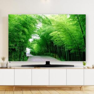 Capa de TV para TV à prova de poeira 81.3-203.2 cm interior LCD/LED protetor de tela plana antiestática capas para pendurar/desktop/tela curva protetora universal-verde-4||58-60 polegadas (140 x 85 cm