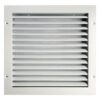 Capa de ventilação de alumínio branco com malha, grade de retorno HVAC para dutos de teto e parede, registro de ventilação com persiana à prova de intempéries com tela de insetos