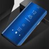 Capa flip espelhada para Samsung Galaxy M31 M21 M30 M52 M32 A53 A52 A72 A42 A32 A22 A71 A51 A31 A21S Capa de couro Clear View, azul, para Galaxy M40