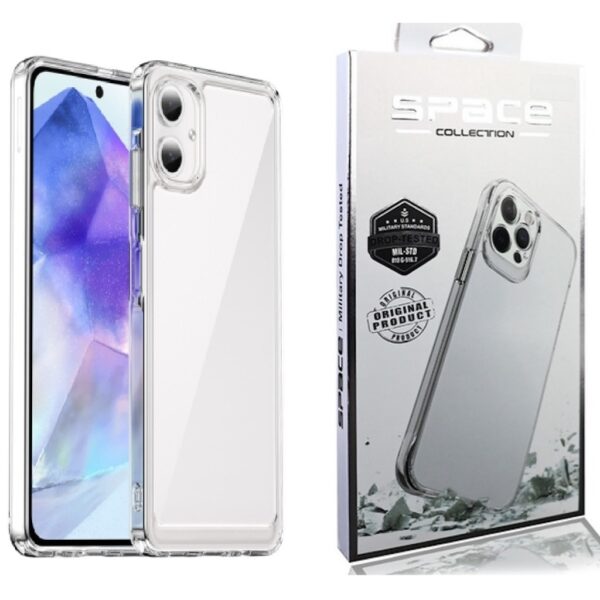 Capa Hybrid Space Ñ Amarela Clear P/ Samsung Galaxy A06 / Galaxy A16 / Galaxy A26 / Galaxy A36 A56