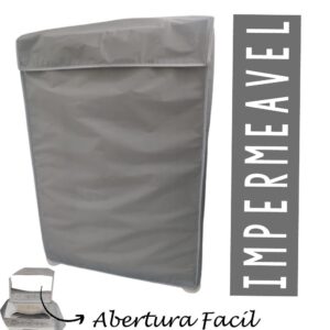 Capa Maquina Lavar Electrolux 12/13/15/16/17kg. Tampa Fixa