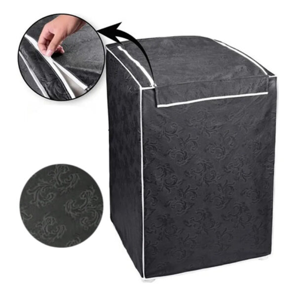 Capa Máquina Lavar Roupa C/ Zíper 10-18kg Impermeável