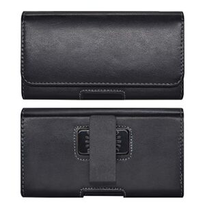 Capa para celular com clipe giratório de couro PU para Samsung Galaxy S25 Plus S24 FE S24+ S23 FE S22 Plus S21 FE S20 FE, A54 A53 A35 A15 A25, iPhone 15 14 13 Pro Max, Pixel 8 Pro