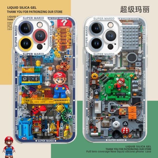 Capa Para Celular Samsung Galaxy A13 A03S A04S A02 A03 A10 A10S A11 M11 A12 F12 M12 A20S A22 M22 4G 5G Jogo Super Mario Bros . X Moda Ultra-Fina TPU 3D Soft