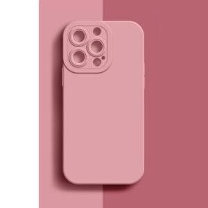 Capa para iPhone 14 Pro Max, capa protetora macia para celular compatível com iPhone 14 Pro Max rosa