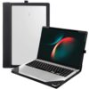 Capa para laptop compatível com Samsung Galaxy Book 4/3 Pro Galaxy Book 5/4/3 Pro 360 Galaxy Book 4/3 40.6 cm capa rígida de couro ultra PU acessório