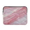 Capa para laptop de 13 a 14 polegadas bolsa para laptop pasta falsa glitter mármore grão rosa capa com zíper para homens e mulheres altego clear laptop
