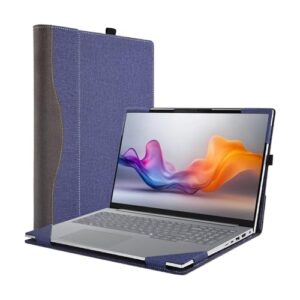 Capa para laptop Lenovo ThinkBook 16 G8 IRL / G7 IML ARP para ThinkBook 16 G6 IRL ABP [Do Check Model] Bolsa removível para notebook PU acessórios com orifício de dissipação de calor (azul)