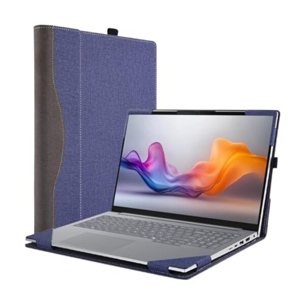 Capa para laptop Lenovo ThinkBook 16 G8 IRL / G7 IML ARP para ThinkBook 16 G6 IRL ABP [Do Check Model] Bolsa removível para notebook PU acessórios com orifício de dissipação de calor (azul)