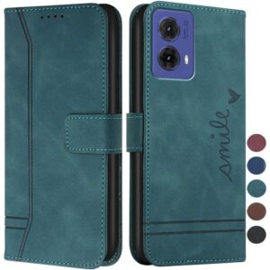 Capa para Moto G85 5G, Capa Carteira Moto G85 5G com Suporte para Cartão, Capa Flip de Couro com Suporte Magnético à Pro