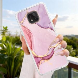 Capa para Motorola Moto G Power 2021, capas para Moto G Power 2021, capa protetora para Moto G Power 2021, 6,6 polegadas, 2021, ouro rosa