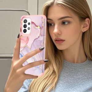 Capa para Samsung A33, capas para Galaxy A33, capa protetora de silicone de borracha macia de policarbonato resistente à prova de arranhões e à prova de choque para Samsung Galaxy A33 5G, 6,4