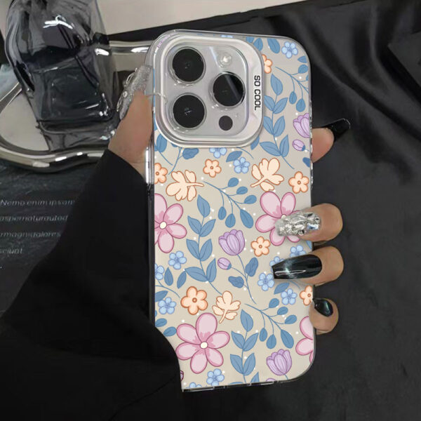Capa Para Samsung Galaxy A17 5G A07 A07 A 17 Amortecedor À Prova De Choque IMD Moda Flor Padrão Casos De Telefone
