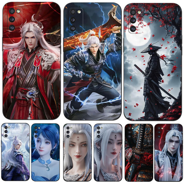 Capa Para Samsung Galaxy A41 De Telefone De Silicone Macio De 6.1 Polegadas A41 GalaxyA41 A 41 A415 tpu Preto Moda Artes