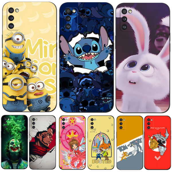 Capa Para Samsung Galaxy A41 De Telefone De Silicone Macio De 6.1 Polegadas A41 GalaxyA41 A 41 A415 tpu Preto Engraçado