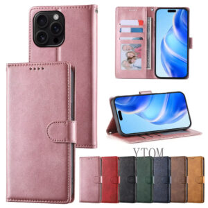 Capa Para Samsung Galaxy A56 5G A36 A26 A17 A16 A07 A06 A55 A35 A15 A25 5G A05 A05s Retro Carteira De Telefone De Couro