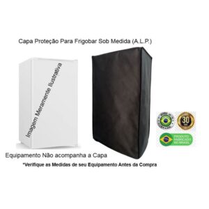 Capa Proteção Antipoeira Para Frigobar Sob Medida em Tnt Preto Bonito Resistente.